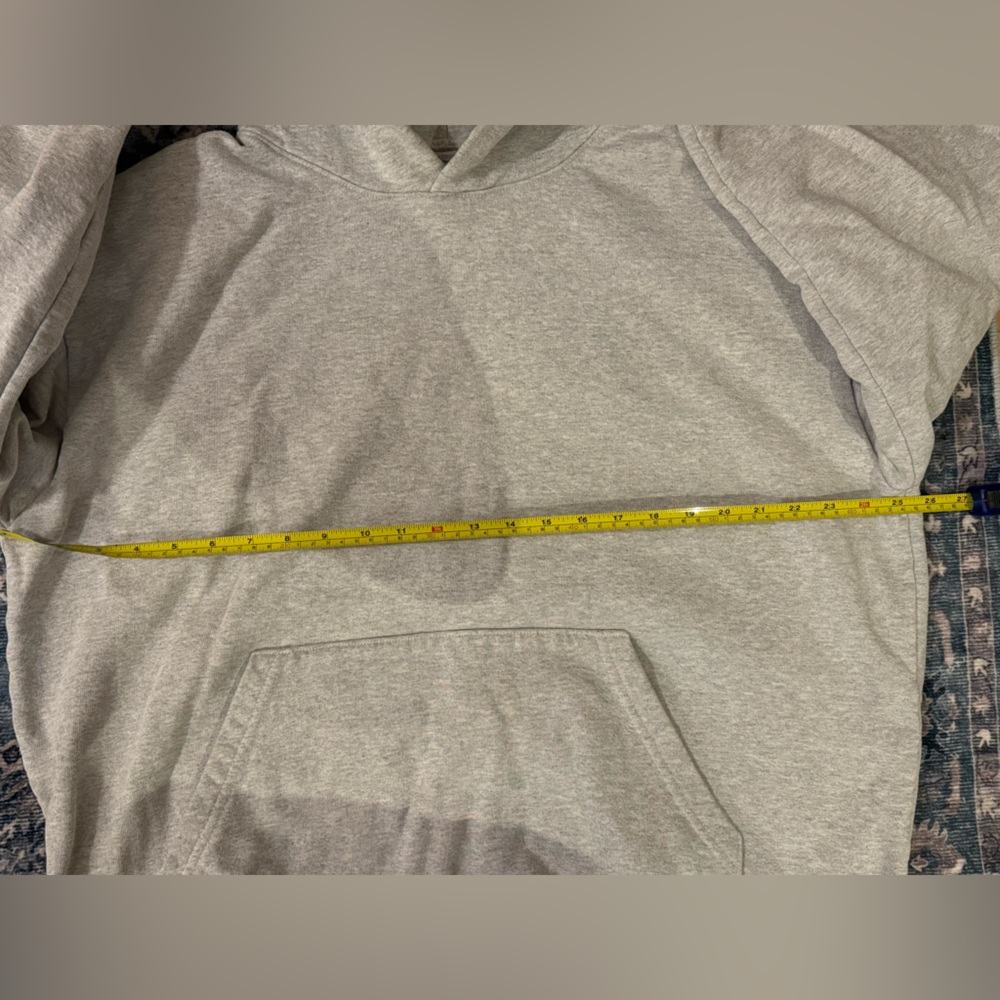 Men's Gray Los Angeles Apparel Heavyweight Hoodie - Picture 3 of 6